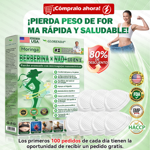 ¡Solo quedan 10 cajas! 𝐆𝐋𝐎𝑹𝑬𝑵𝐃𝐀 🎁 -30 % hoy Recomendada por médicos: de 4 a 6 cajas para evitar el efecto rebote. ¡Última oportunidad antes del Año Nuevo! 🎁