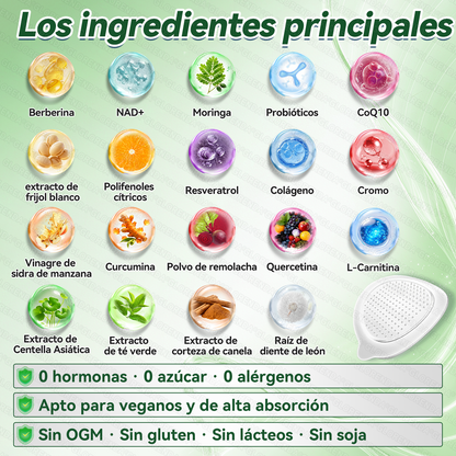 ¡Solo quedan 10 cajas! 𝐆𝐋𝐎𝑹𝑬𝑵𝐃𝐀 🎁 -30 % hoy Recomendada por médicos: de 4 a 6 cajas para evitar el efecto rebote. ¡Última oportunidad antes del Año Nuevo! 🎁