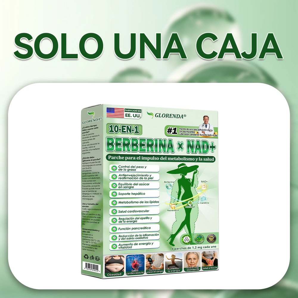 ¡Solo quedan 10 cajas! 𝐆𝐋𝐎𝑹𝑬𝑵𝐃𝐀 🎁 -30 % hoy Recomendada por médicos: de 4 a 6 cajas para evitar el efecto rebote. ¡Última oportunidad antes del Año Nuevo! 🎁